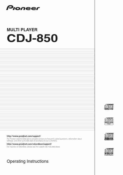 Pioneer DJ Equipment CDJ-850-page_pdf